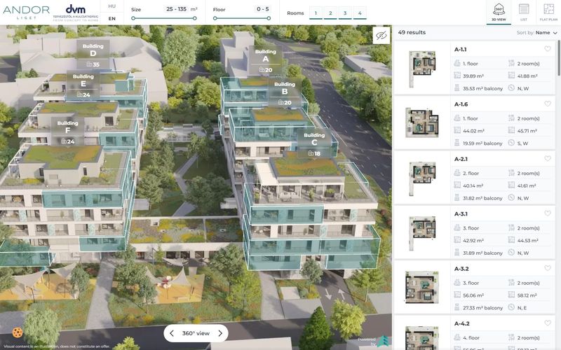 Andor Liget 3D viewer preview