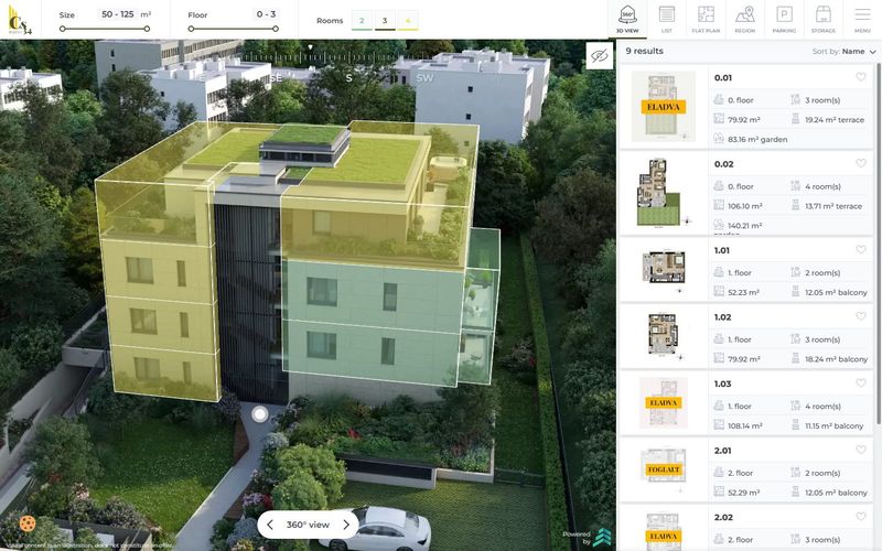 Csatárka utca 3D viewer preview