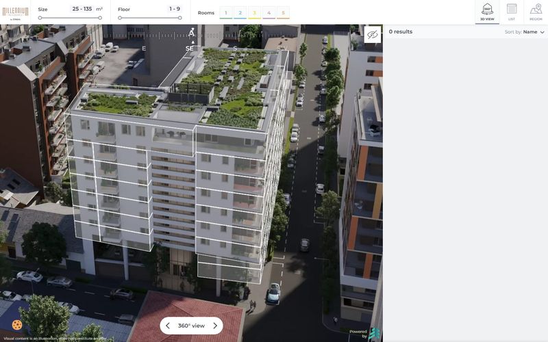 Millenium Residence 3D viewer preview