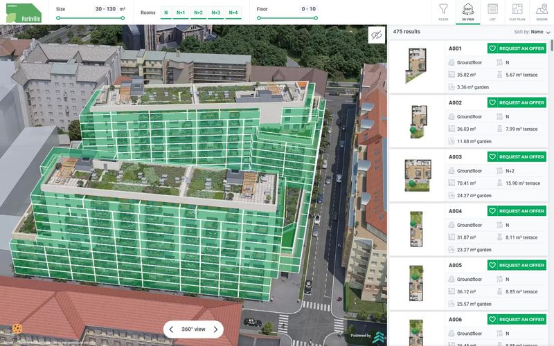 Parkville 3D viewer preview
