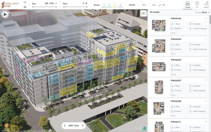 Park West Rise 3D viewer preview