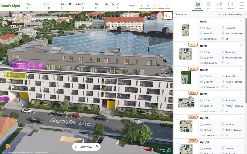 Somfa Liget 3D viewer preview
