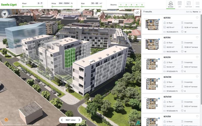 Somfa Liget VIII. 3D viewer preview